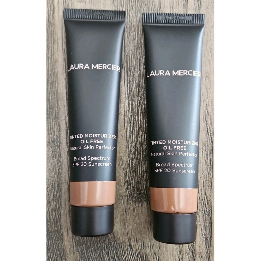 2X Laura Mercier Tinted Moisturizer Natural Skin Perfector-6N1 MOCHA 0.8 oz.